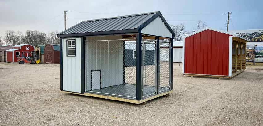 deluxe dog kennel